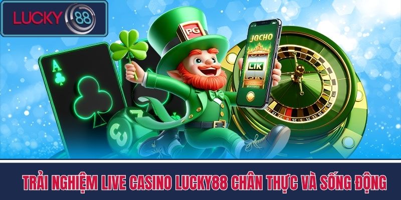 Live Casino 1 Trải Nghiệm Live casino LUCKY88 Chân Thực và Sống Động