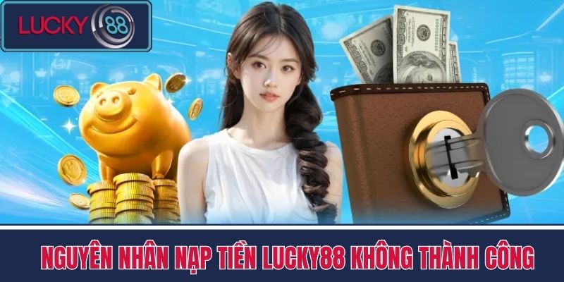Nạp Tiền LUCKY88 - Nguyên Tắc Nạp Tiền Nhanh Cần Nắm 4 Nguyên nhân Nạp tiền LUCKY88 không thành công